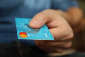 Schulden auf der Kreditkarte